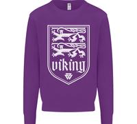 Il Vikings Valknut Simbolo Valhalla Lions Uomo Felpa Maglione
