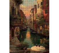 Il Villaggio Del Bicchiere Puzzle 5000 Pezzi, 3D Puzzle per Adulti Impegnativo, Educa Puzzles, Divertente E Stimolante Puzzles Decorativo per La Famiglia, Regalo e Decorazione Pareti FNKL6-597