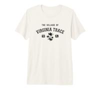 Il Villaggio della Virginia Trace Classic Palm Trees Design Maglietta Premium