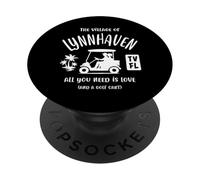 Il villaggio di Lynnhaven TV FL Golf Cart Design PopSockets PopGrip Adesivo