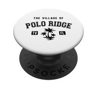 Il villaggio di Polo Ridge design classico palme PopSockets PopGrip Adesivo