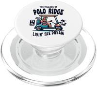 Il villaggio di Polo Ridge Golf Cart Design PopSockets PopGrip per MagSafe