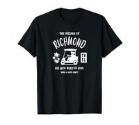 Il villaggio di Richmond TV FL Golf Cart Design Maglietta