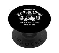 Il villaggio di Rio Ponderosa TV FL Golf Cart Design PopSockets PopGrip Adesivo