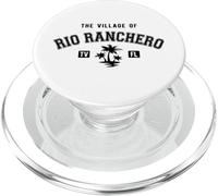 Il villaggio di Rio Ranchero Design classico con palme PopSockets PopGrip per MagSafe