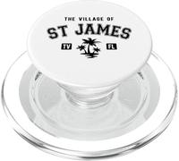 Il villaggio di San Giacomo stile classico palme design PopSockets PopGrip per MagSafe
