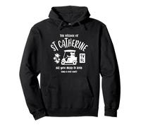 Il villaggio di Santa Caterina TV FL Golf Cart Design Felpa con Cappuccio