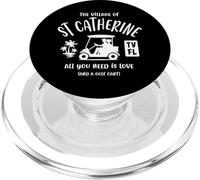 Il villaggio di Santa Caterina TV FL Golf Cart Design PopSockets PopGrip per MagSafe