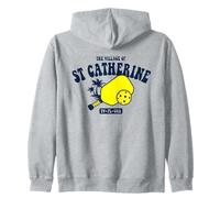 Il villaggio di Santa Caterina, TV, FL, USA, Pickleball Design Felpa con Cappuccio