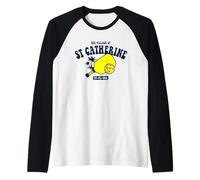 Il villaggio di Santa Caterina, TV, FL, USA, Pickleball Design Maglia con Maniche Raglan