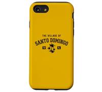 Il villaggio di Santo Domingo, stile classico, palme, design Custodia per iPhone SE (2020) / 7/8