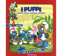 Il villaggio perduto. I puffi. Libro puzzle. Ediz. a colori