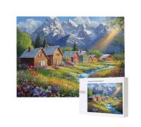 Il villaggio - Puzzle 6000 Pezzi per Adulti - Puzzle fai da te, Intrattenimento Creativo, Arte Moderna, Puzzle Classico per Adulti e Ragazzi dai 12 anni, Idea Regalo Uomo e Donna 179x105cm a-806