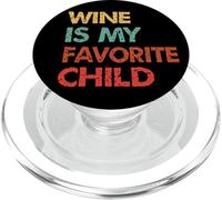 Il vino è il mio umorismo genitoriale figlio preferito PopSockets PopGrip per MagSafe