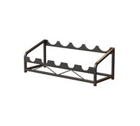 Il vino， Portabottiglie for vino, nessun assemblaggio richiesto(Black)