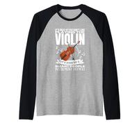 Il violino è per persone intelligenti Violinista divertente Maglia con Maniche Raglan