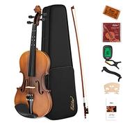 Il violino Eastar EVA-3 4/4 presenta una finitura opaca ed è adatto a principianti adulti. Viene fornito con custodia rigida, spalliera, archetto, accordatore e corde di ricambio.