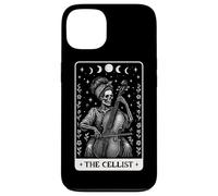 Il violoncellista suonatore di violoncello scheletro Tarocchi Witchy Moon Custodia per iPhone 13