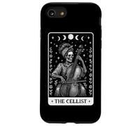 Il violoncellista suonatore di violoncello scheletro Tarocchi Witchy Moon Custodia per iPhone SE (2020) / 7/8