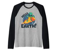Il Visitatore Amichevole Maglia con Maniche Raglan