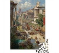 Il vivace Foro RomanoPuzzle 1000 Pezzi Per Adulti, Giochi EduGattoivi, Sfide, Decorazioni Per La Casa38x26cm/1000pcs