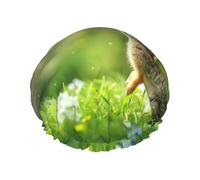 Il vivace piccolo coniglio Cuffia da a riutilizzabile - cuffia da a quotidiana a doppio strato impermeabile, elastica ed ecologica