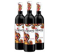 Il Viziato - Vino da Tavola Rosso Pregiato - Sangiovese e Nero d'Avola - VdT - 0.75L (3 Bottiglie)