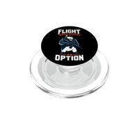 Il volo non è mai stato un"opzione Commando Penguin Soldier Dad Joke PopSockets PopGrip per MagSafe