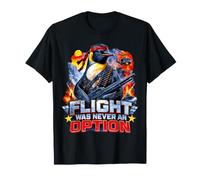 Il Volo Non è mai Stato unopzione Commando Penguin Soldier Dad Joke Maglietta