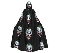 Il volto sotto la maschera Modello Halloween Mantello con cappuccio per adulti da indossare durante Halloween, gioco di ruolo