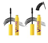 Il volume del mascara a bolle e la formula di lunghezza per ciglia audaci e separate, possono essere stratificate per aumentare il ricciolo, impermeabile a prova di clump a lungo termine (2pcs)