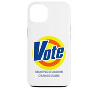 Il voto nerd divertente rimuove la democrazia delle macchie arancioni ostinate Custodia per iPhone 13