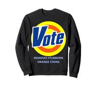 Il Voto Nerd Divertente rimuove la democrazia delle Macchie Arancioni ostinate Felpa