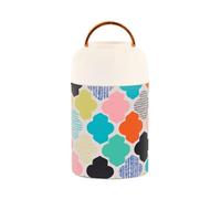 Il vuoto estetico dell'acciaio inossidabile di colore ha isolato i contenitori per il pranzo con il cucchiaio per le bevande dei bambini 17oz