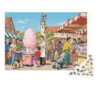 Il Weekend Market Cotton Candy Drift Puzzle in Legno Impermeabile Puzzles Da 1000 Pezzi Regali Per Adulti Sfidanti E Rompicapo Giochi Educativi