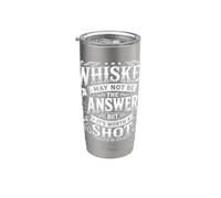 Il whisky divertente potrebbe non essere la risposta, ma vale la pena provare Bicchiere termico in acciaio inox doppia parete