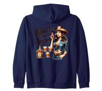 Il whisky uccide l'atmosfera da cowboy della noia Felpa con Cappuccio