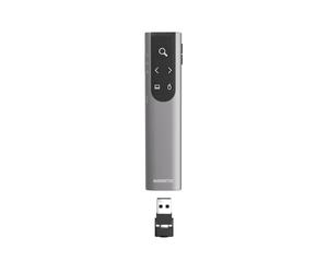 Il wireless Presenter WPR 400 semplifica la navigazione delle presentazioni. Con questo presentatore, puoi zoomare per evidenzi NEW