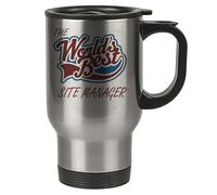 Il Worlds Best Sito Manager Termica Eco Tazza da Viaggio - Acciaio Inox