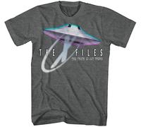Il x-Files Truth È Fuori There Rétro Aviatore Piattino UFO Alieni T Shirt XF0005