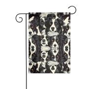 Il YYHWHJDE border collie Le dimensioni precise di questa bandiera da giardino sono 30,5 x 45,7 cm, che è un rapporto dorato accuratamente progettato. Si adatta perfettamente alla stragrande
