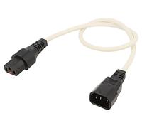 IL13-C14-H05-3100-050-W Cavo IEC C13 Femmina,IEC C14 Maschio 0,5m Bianco 10A 25