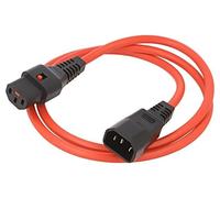 IL13-C14-H05-3100-100-R Cavo IEC C13 Femmina,IEC C14 Maschio 1m Rosso 10A 250V