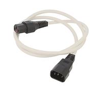 IL13-C14-H05-3100-100-W Cavo IEC C13 Femmina,IEC C14 Maschio 1m Bianco 10A 250V