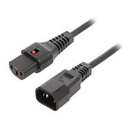 IL13-C14-H05-3100-200 Cavo IEC C13 Femmina,IEC C14 Maschio 2m Nero 10A 250