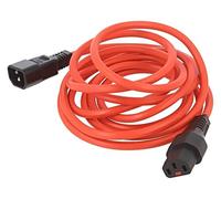 IL13-C14-H05-3100-300-R Cavo IEC C13 femminaIEC C14 maschio3 metri rosso 10A 250
