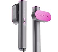 Ilake Vaporiera per vestiti, portatile 100-240 V a doppia tensione, serbatoio dell'acqua da 1000 W e 120 ml, vapore e ferro portatile 2 in 1 per viaggi d'affari a casa, grigio spazio