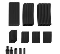 iLamvie 127 Pezzi Guaina Termorestringente, Guaine Termorestringenti Per Cavi,Rapporto 2: 1,Isolamento 7 Taglia,Per Isolamento Elettrico,Riparazioni Cavi(nero)