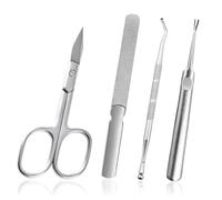 iLamvie Forbici Per Unghie,4 Pezzi Forbicine Per Cuticole,Forbicina Professionale Unghie Forbici,Taglia Unghie Per Le Unghie Di Mani E Piedi