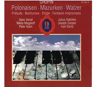 Ilana Vered, Nikita Magaloff, Peter Katin, Julius Katchen, Joseph Cooper, Ivan Davis, - Chopin - Polonaisen - Mazurken - Walzer